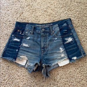 American Eagle vintage festival denim shorts